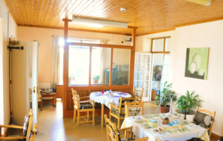 The dining room